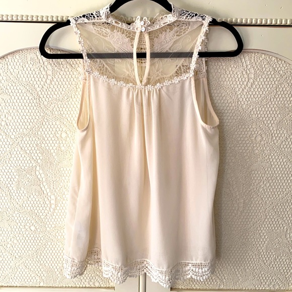 Lacey sheer tank top - Picture 2 of 2